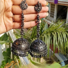 Traditional New Style Black Jhumkas Earrings For Women and Girls